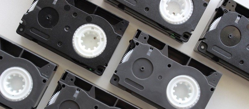 VHS-C camcorder tapes
